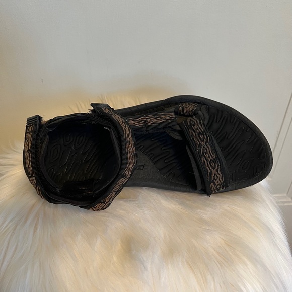 Men's TEVA Terra Fi 6673 Hiking Sport Sandals Black Size 9 - Picture 4 of 7